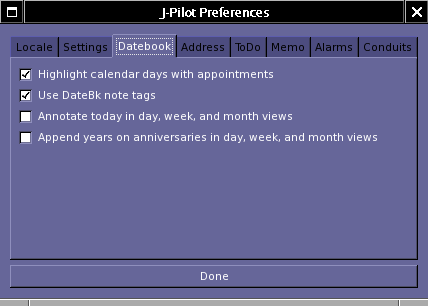 Preferences Screenshot 1